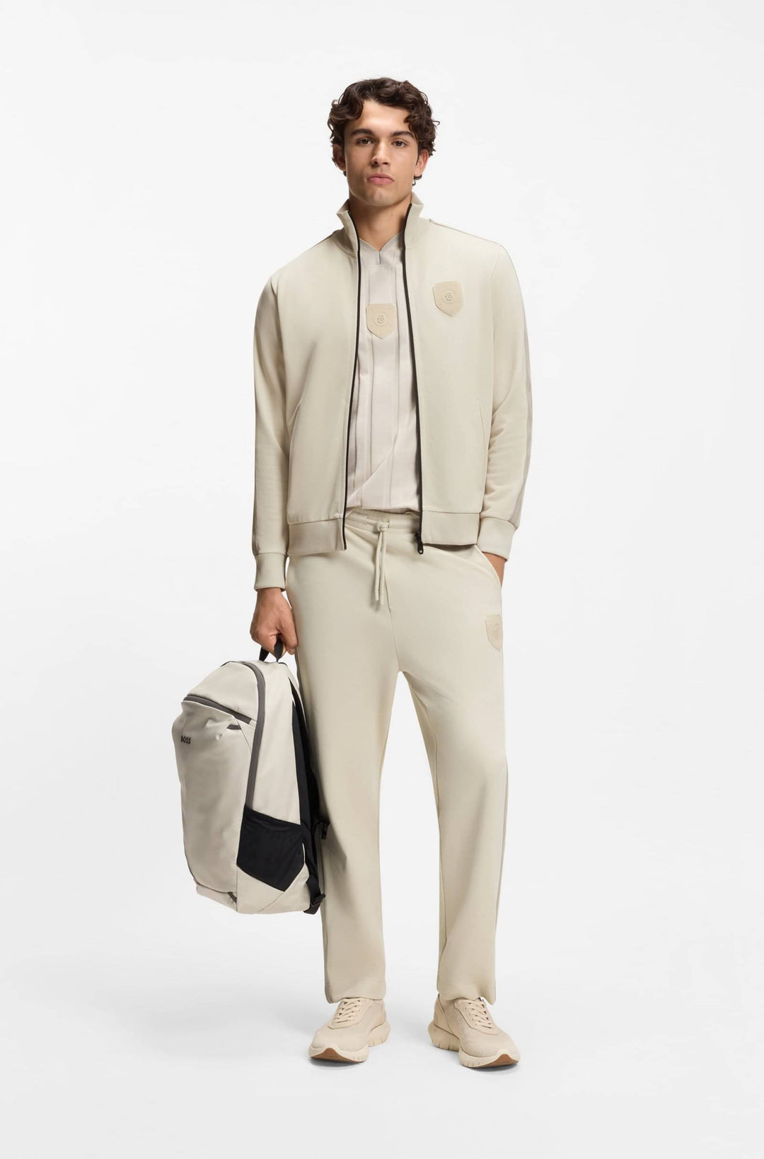 BOSS Sweatshirts Relaxed Fit - SW_BB BC LUX SKARLEY 50554585- Concorde Fashion#color_beige-272