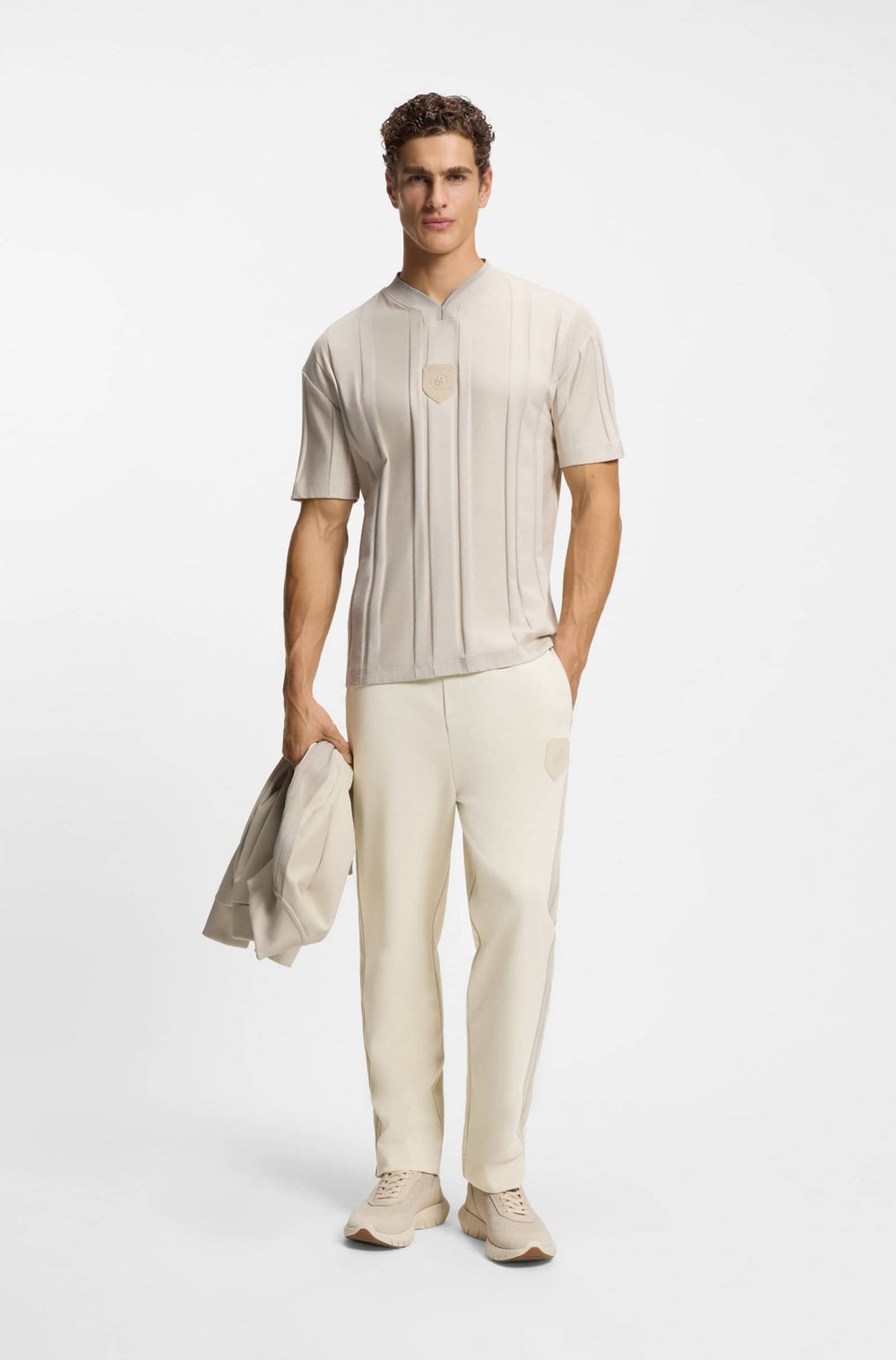 BOSS Jogging Pants Regular Fit - JT_BB BC LUX HURLEY 50554586- Concorde Fashion#color_beige-272