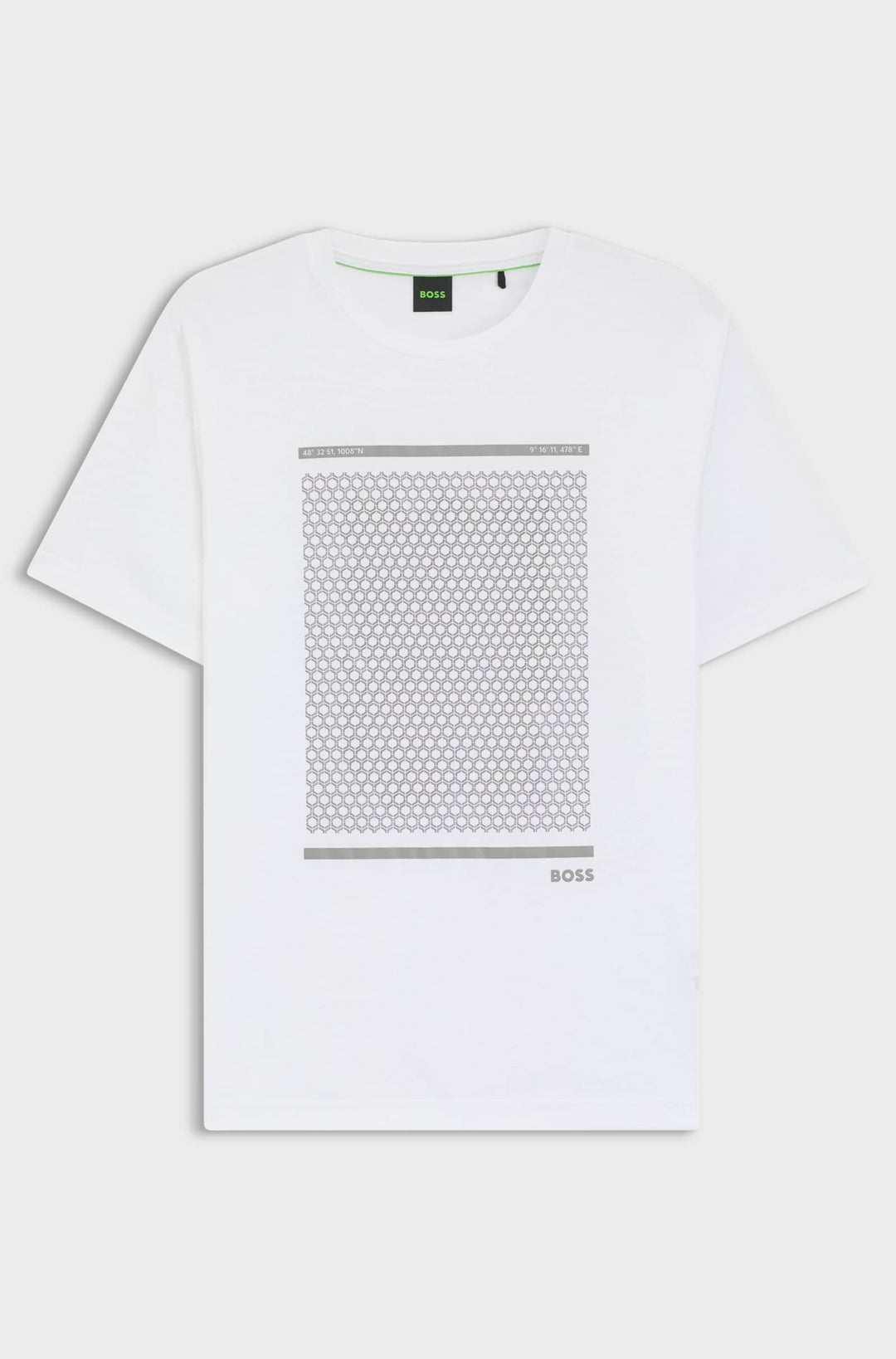 BOSS T-Shirts Regular Fit - TS_TOUR PRINT 50554333- Concorde Fashion#color_white-100