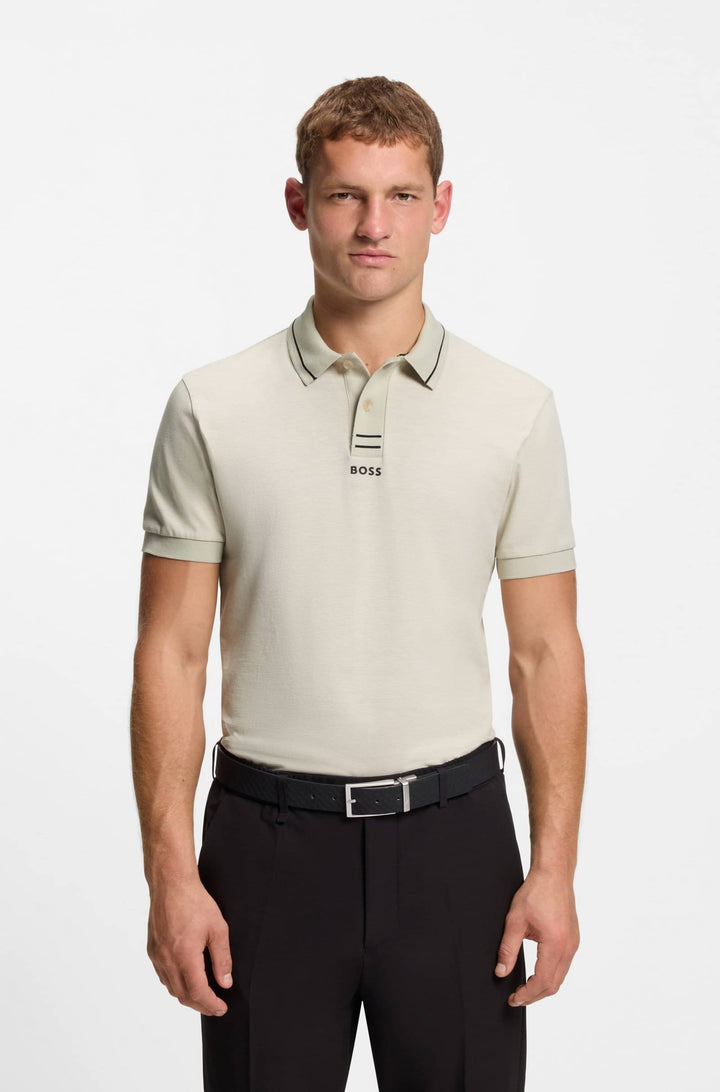 BOSS Polos Slim Fit - PL_PAULE 50554547- Concorde Fashion#color_beige-272