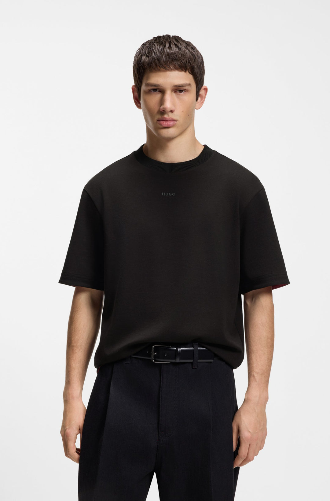 HUGO T-Shirts Relaxed Fit - DANEON 50554468- Concorde Fashion#color_black-001