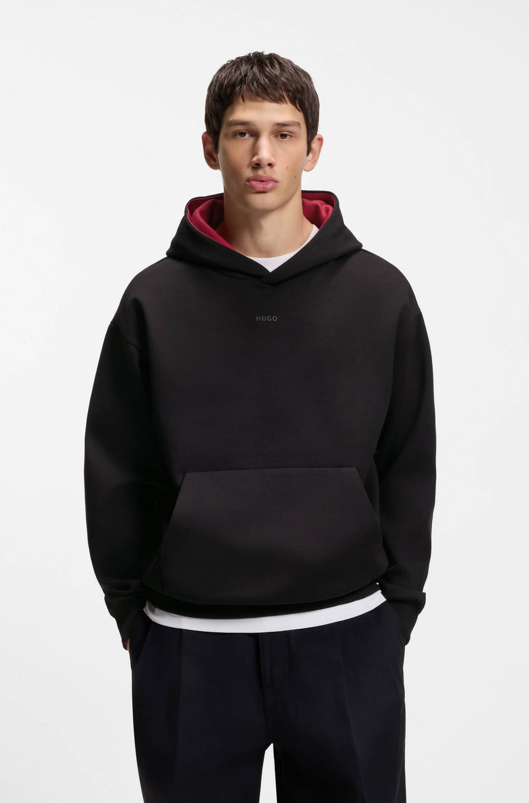 HUGO Sweatshirts Relaxed Fit - DANEONY 50554477- Concorde Fashion#color_black-001