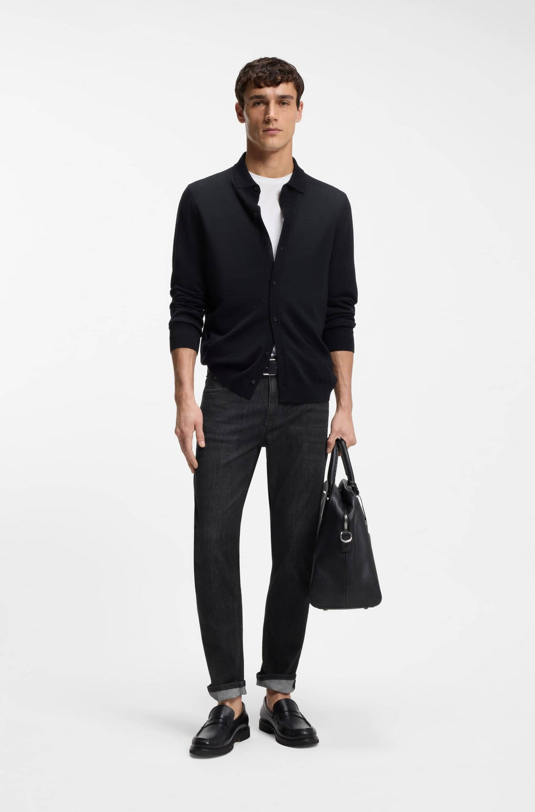 BOSS Jeans Slim Fit - P-DELAWARE 50555219- Concorde Fashion#color_black-008