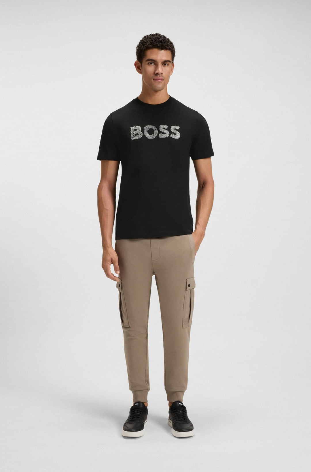 BOSS T-Shirts Regular Fit - TE_FROZEN 50554616- Concorde Fashion#color_black-001