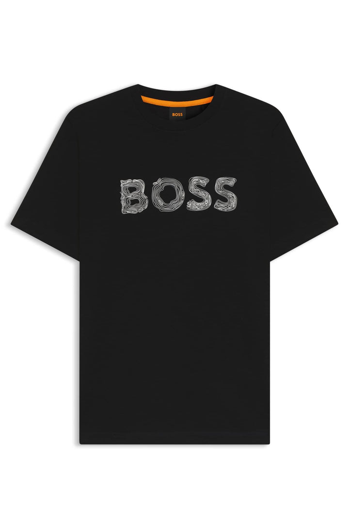 BOSS T-Shirts Regular Fit - TE_FROZEN 50554616- Concorde Fashion#color_black-001