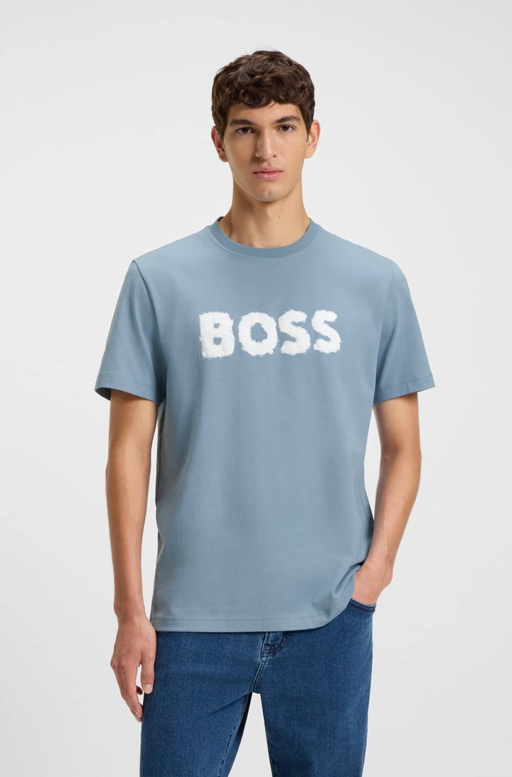 BOSS T-Shirts Regular Fit - TE_FROZEN 50554616- Concorde Fashion#color_blue-451