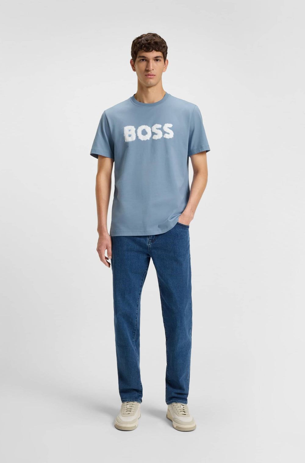 BOSS T-Shirts Regular Fit - TE_FROZEN 50554616- Concorde Fashion#color_blue-451
