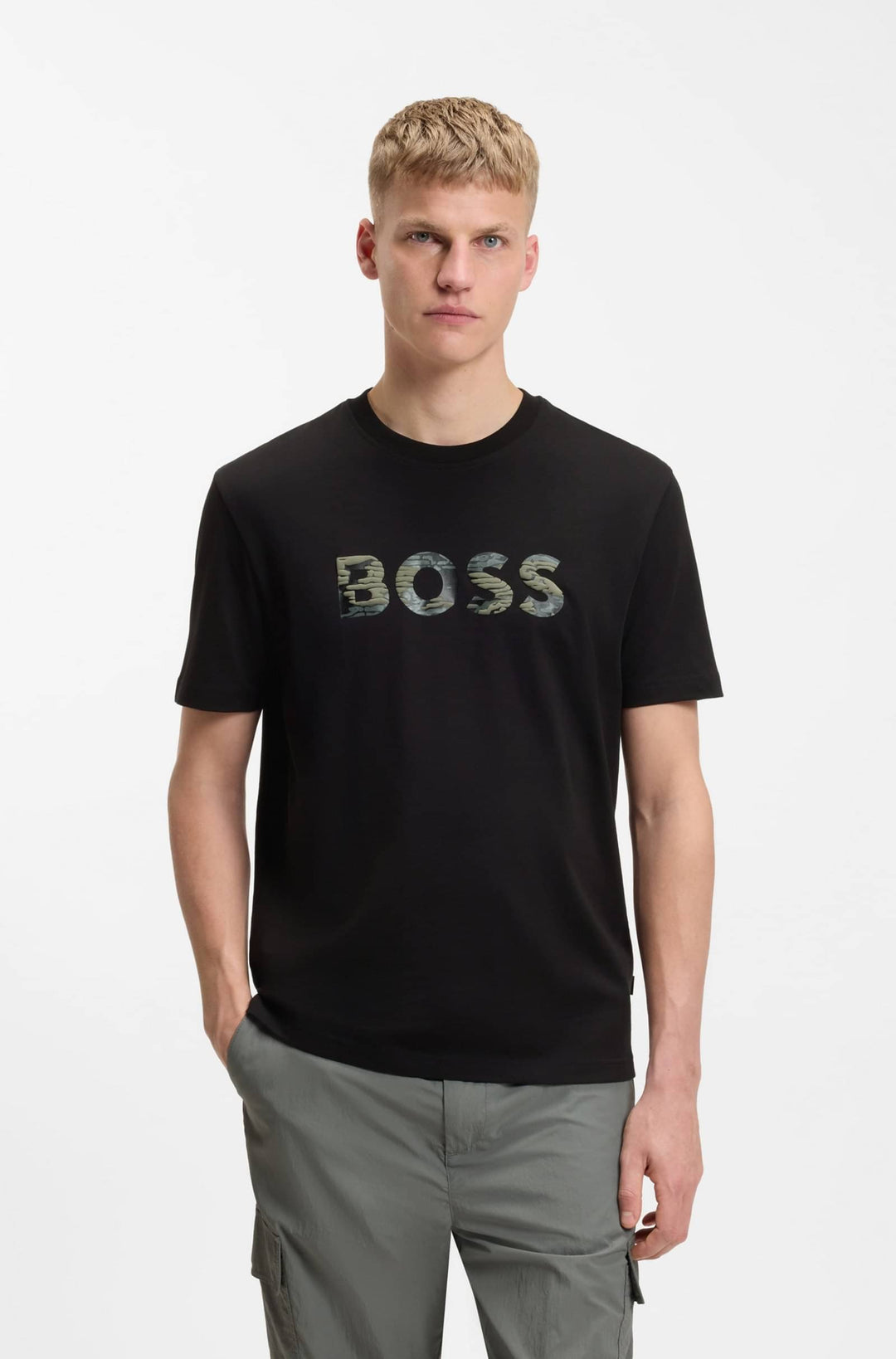 BOSS T-Shirts Regular Fit - TE_INSIGNIA 50556009- Concorde Fashion#color_black-001