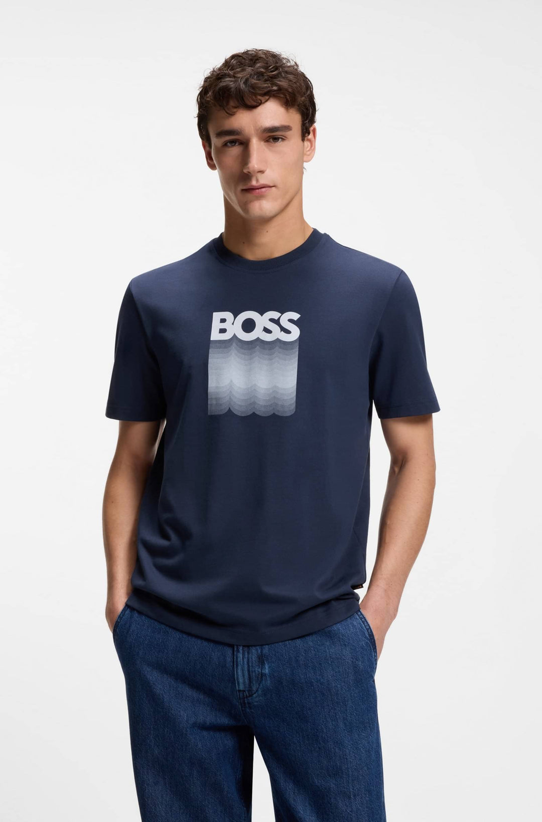 BOSS T-Shirts Regular Fit - TE_INSIGNIA 50556009- Concorde Fashion#color_blue-464