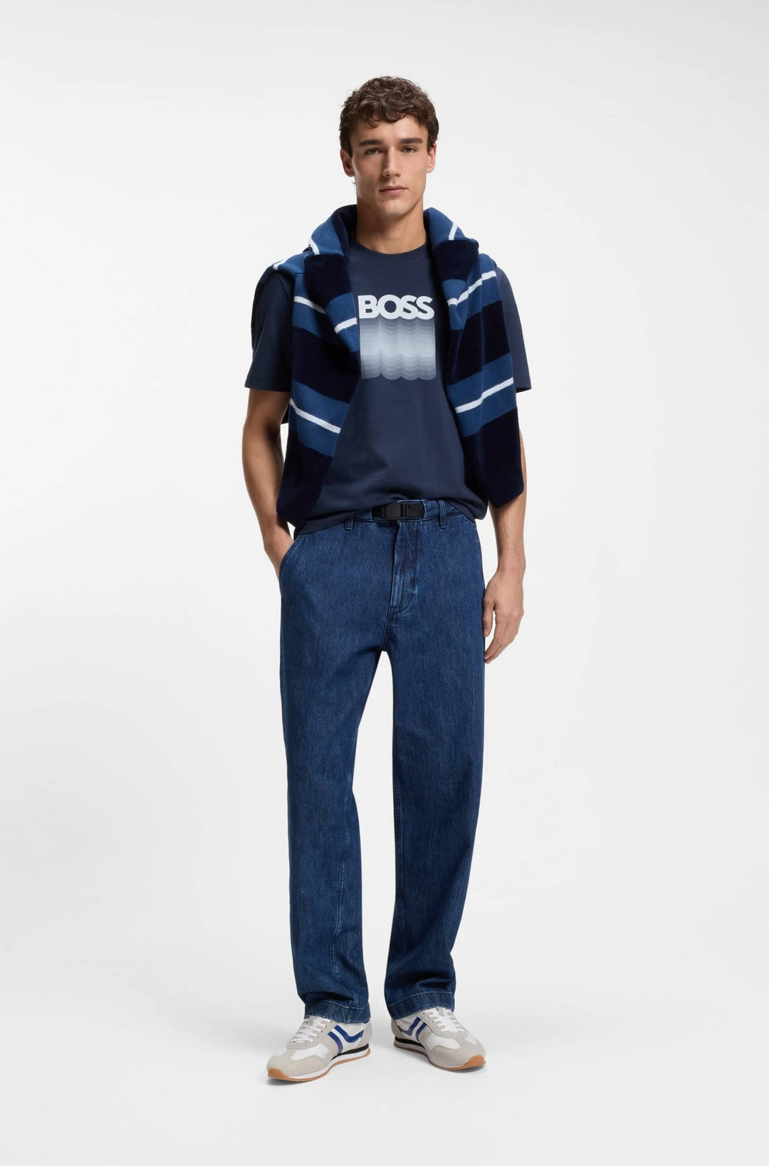 BOSS T-Shirts Regular Fit - TE_INSIGNIA 50556009- Concorde Fashion#color_blue-464