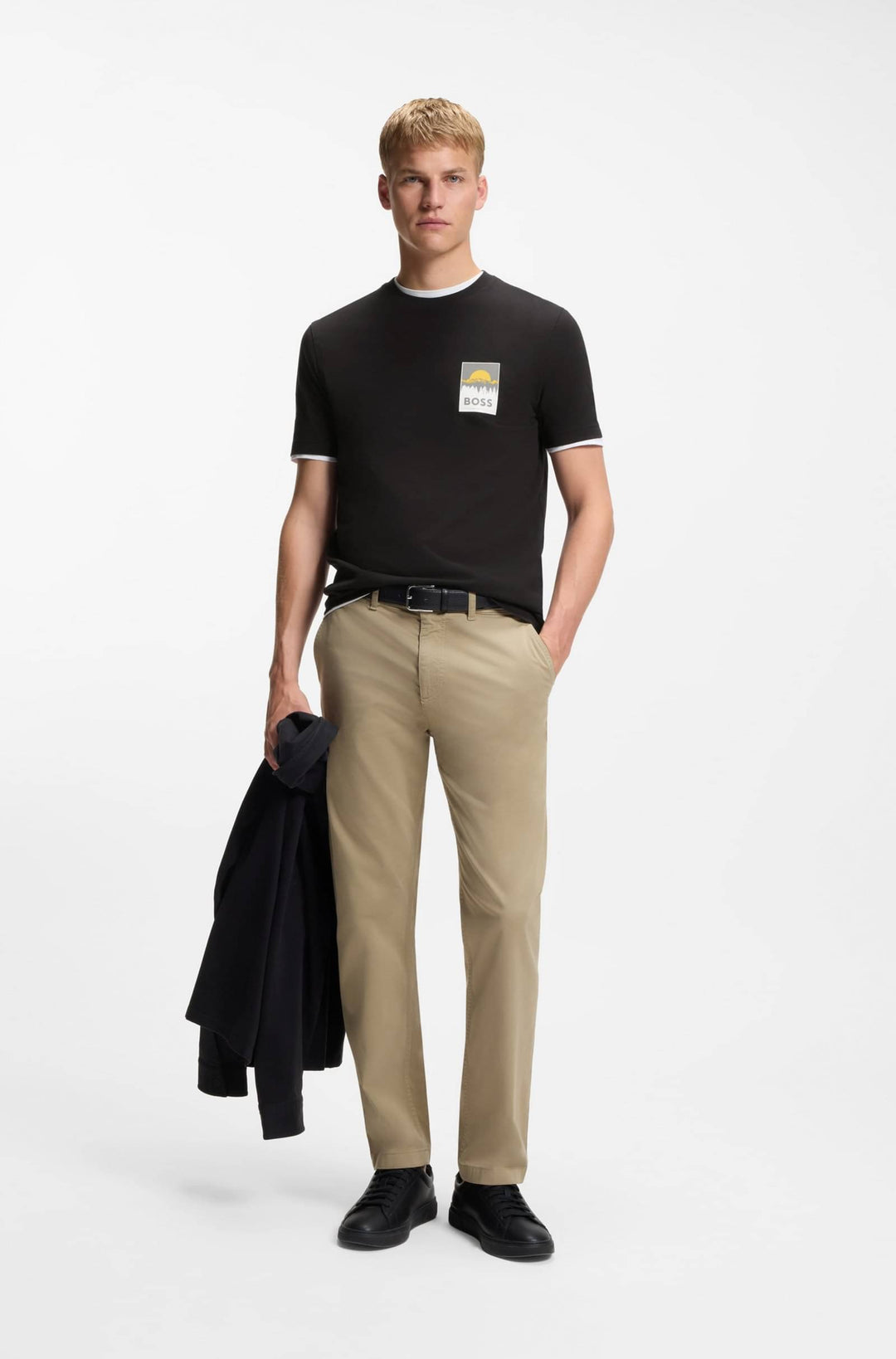 BOSS T-Shirts Regular Fit - TE_PLAIN 50556023- Concorde Fashion#color_black-001