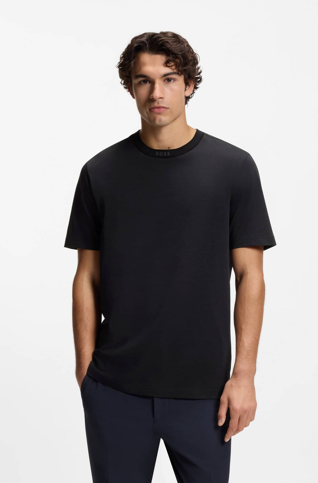 BOSS T-Shirts Regular Fit - TEE 5 50554862- Concorde Fashion#color_navy-402