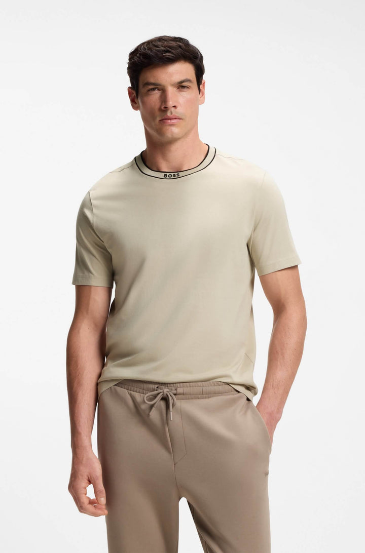BOSS T-Shirts Regular Fit - TEE 5 50554862- Concorde Fashion#color_beige-272