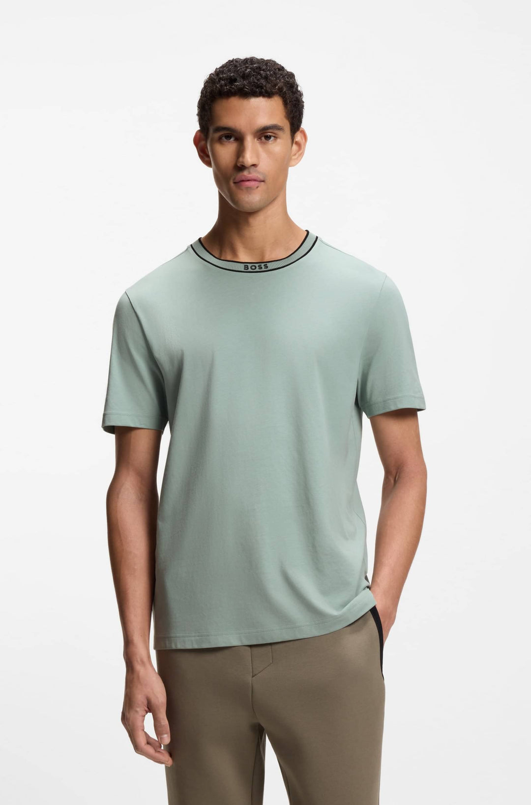 BOSS T-Shirts Regular Fit - TEE 5 50554862- Concorde Fashion#color_green-357