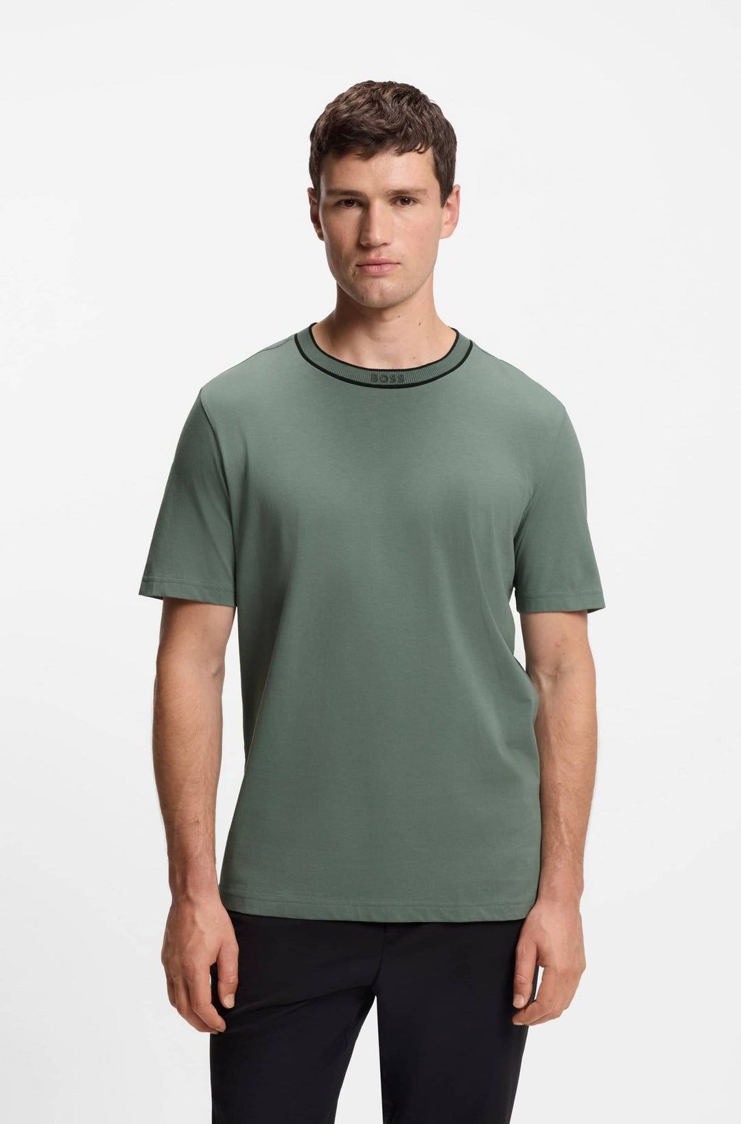 BOSS T-Shirts Regular Fit - TEE 5 50554862- Concorde Fashion#color_green-358