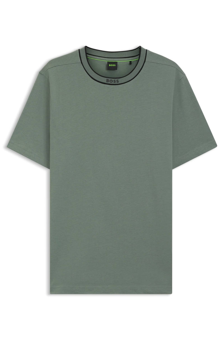 BOSS T-Shirts Regular Fit - TEE 5 50554862- Concorde Fashion#color_green-358