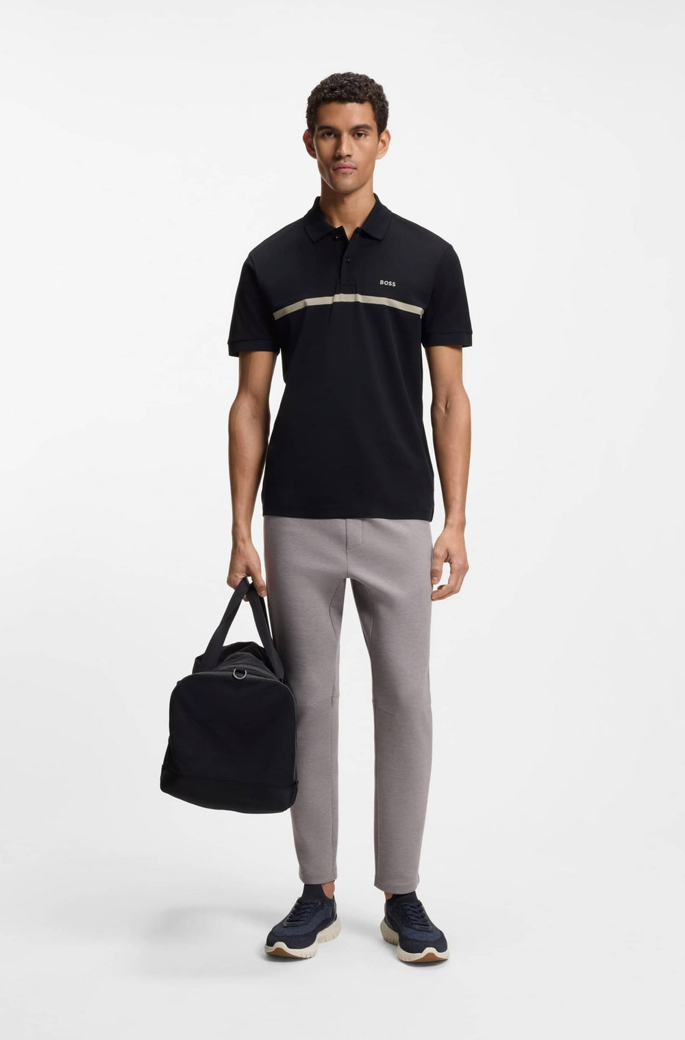 BOSS Polos Regular Fit - PL_JOIN PADDY STRIPE 50553639- Concorde Fashion#color_navy-402