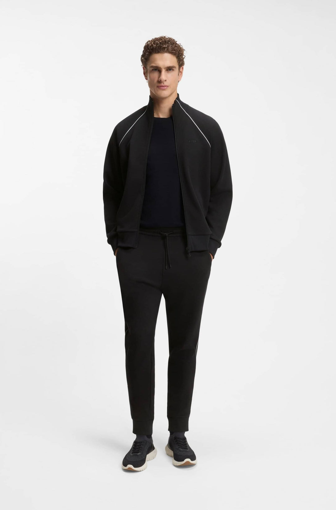 BOSS Tracksuits Regular Fit - SW_TRACKSUIT SET 50555906- Concorde Fashion#color_black-001