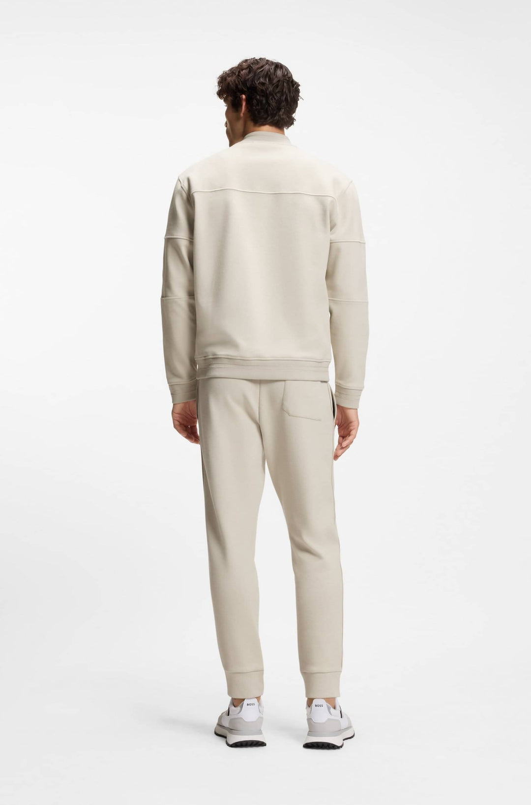 BOSS Sweatshirts Regular Fit - SW_JOIN FZ 50553667- Concorde Fashion#color_beige-272