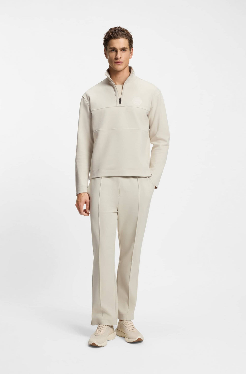 BOSS Jogging Pants Relaxed Fit - JT_JOIN HURLEY 50553685- Concorde Fashion#color_beige-272