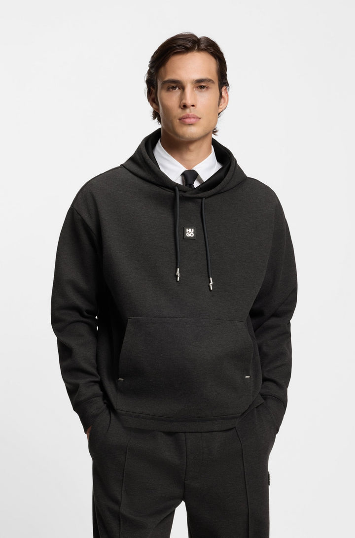 HUGO Hoodies Relaxed Fit - DINEO 50553395- Concorde Fashion#color_black-001