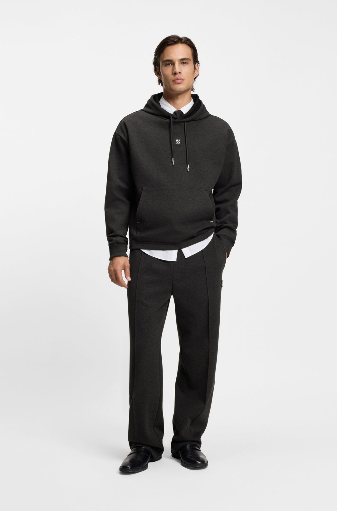 HUGO Hoodies Relaxed Fit - DINEO 50553395- Concorde Fashion#color_black-001