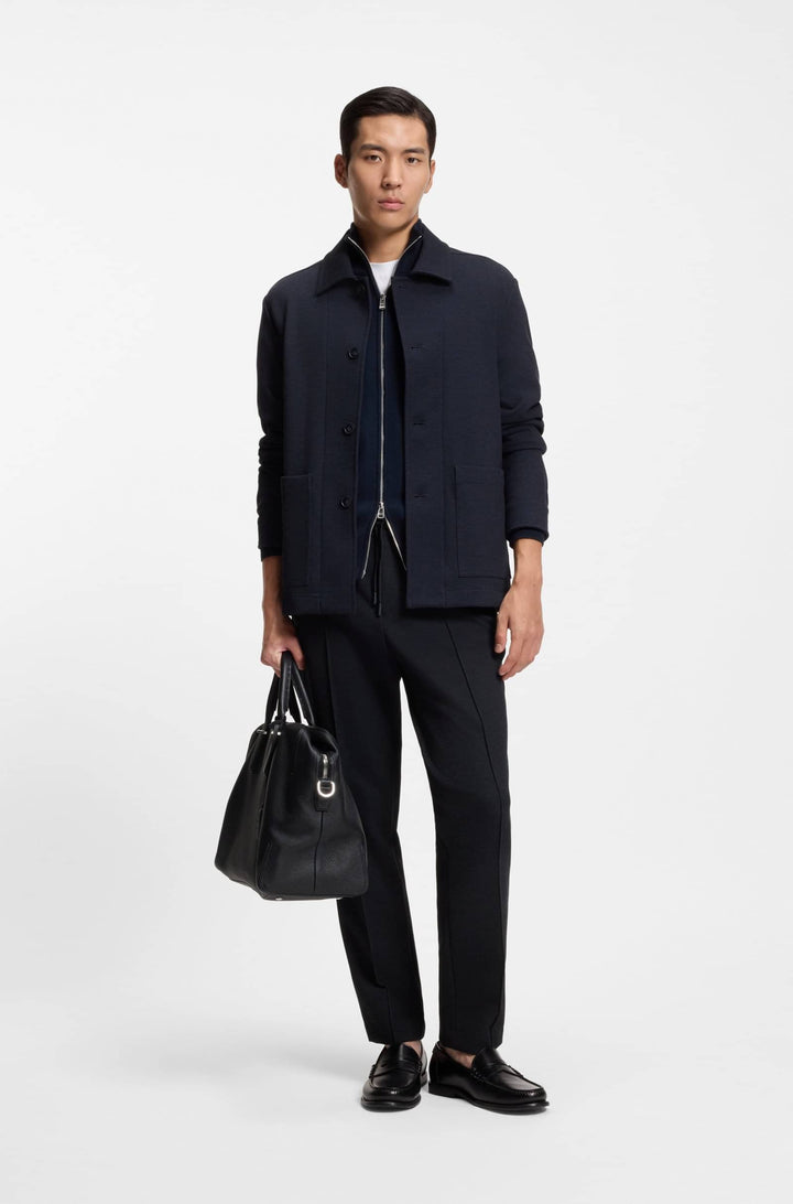 BOSS Trousers Tapered Fit - P-PERIN-JRDSWGPK261F 50553555- Concorde Fashion#color_navy-404