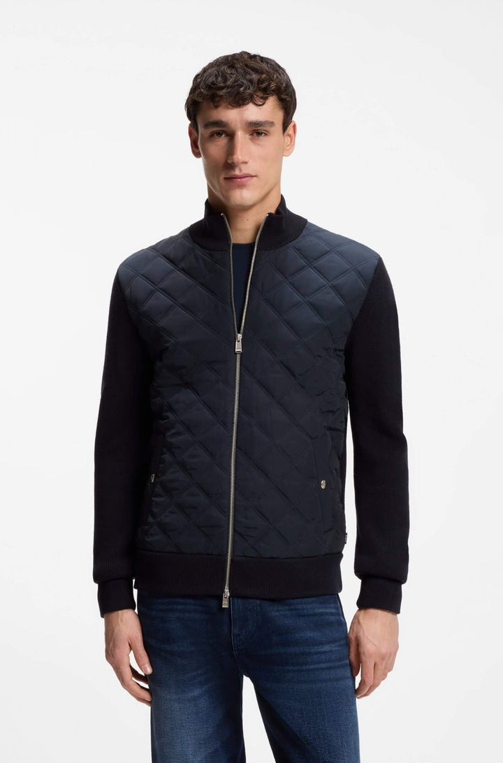BOSS Casual Jackets Regular Fit - C-UBON 50555126- Concorde Fashion#color_navy-404