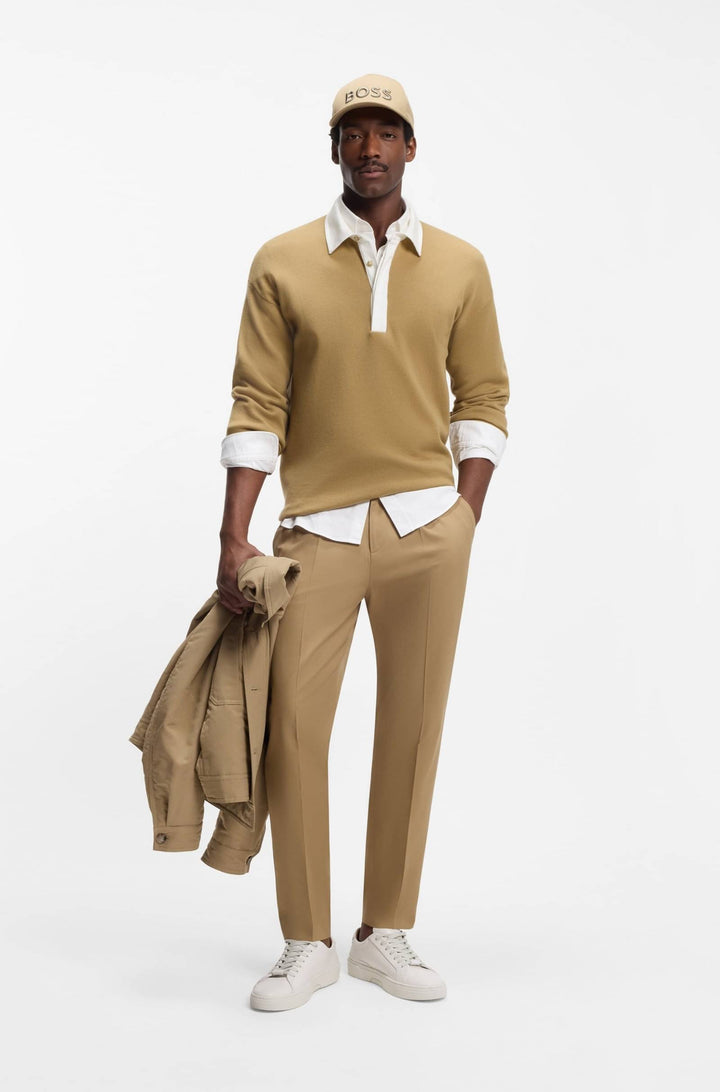 BOSS Sweaters Relaxed Fit - C-USTINO 50555127- Concorde Fashion#color_beige-252