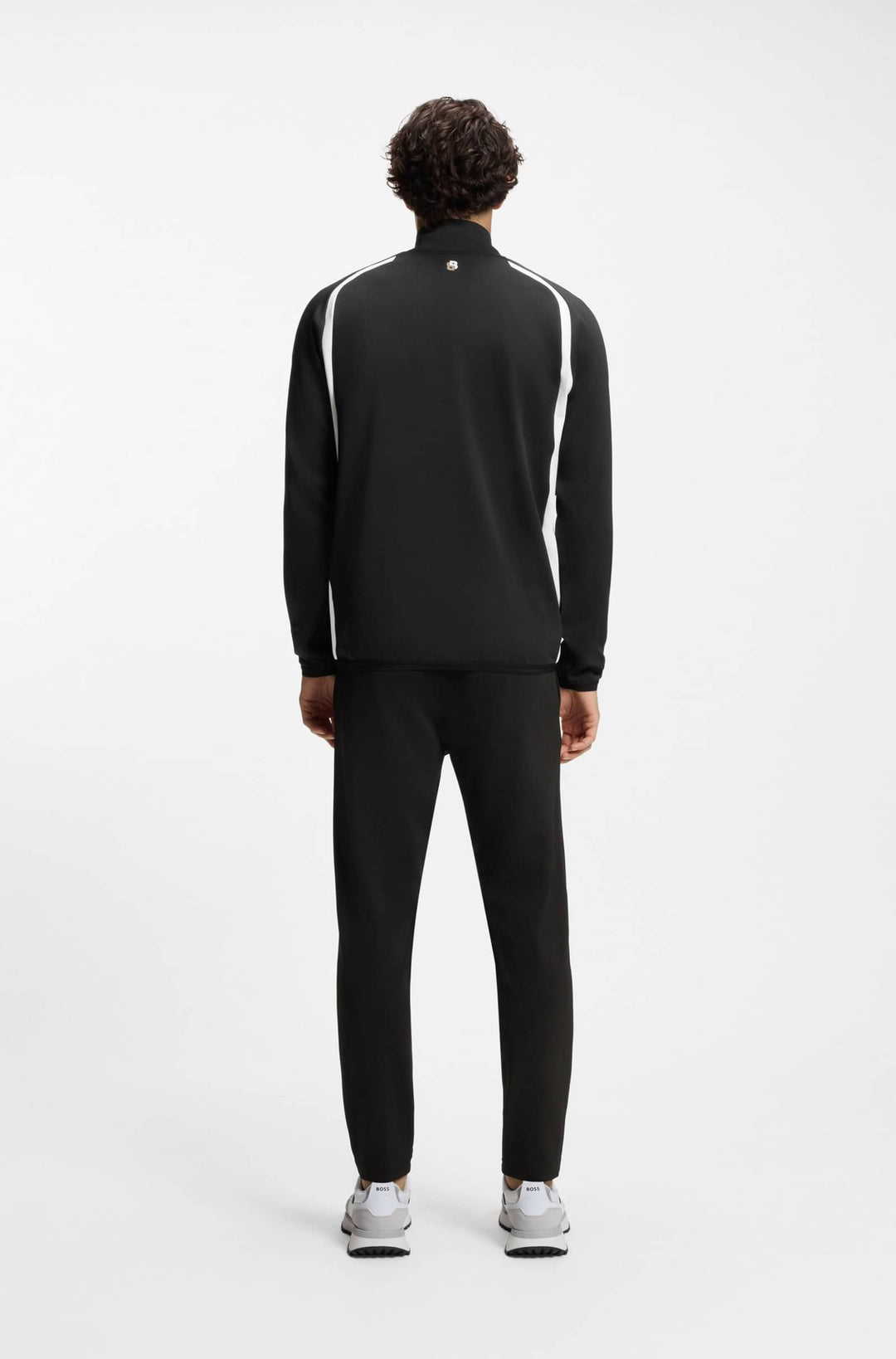 BOSS Sweatshirts Regular Fit - SW_TOC SPIN FZ 50554402- Concorde Fashion#color_black-001