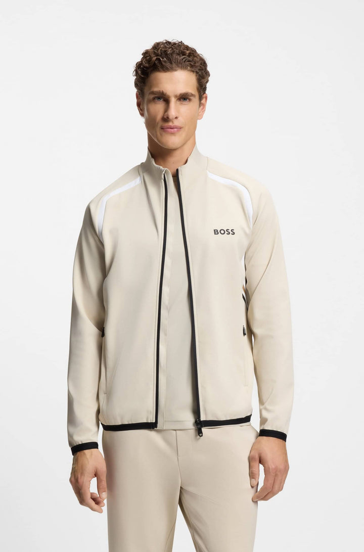 BOSS Sweatshirts Regular Fit - SW_TOC SPIN FZ 50554402- Concorde Fashion#color_beige-272