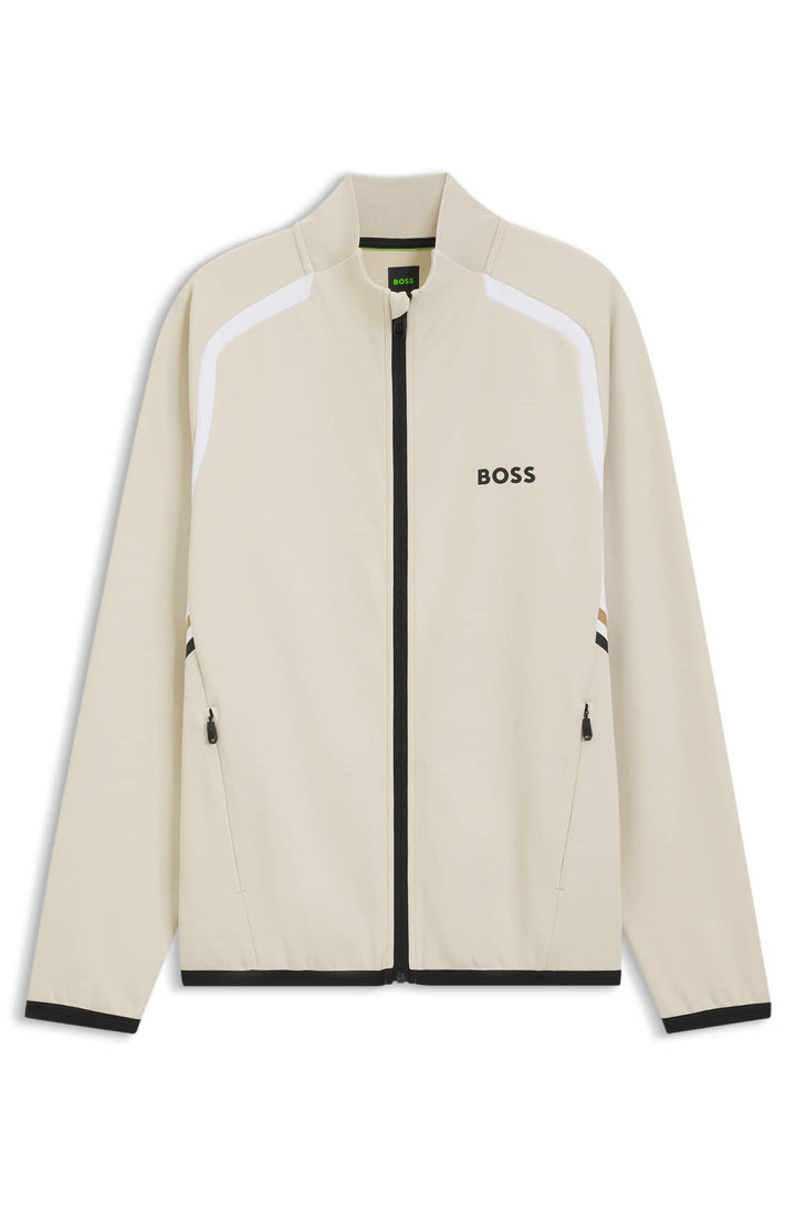 BOSS Sweatshirts Regular Fit - SW_TOC SPIN FZ 50554402- Concorde Fashion#color_beige-272