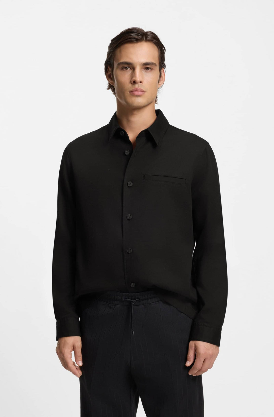 HUGO Casual Shirts Oversize Fit - ENOCK 50555927- Concorde Fashion#color_black-001