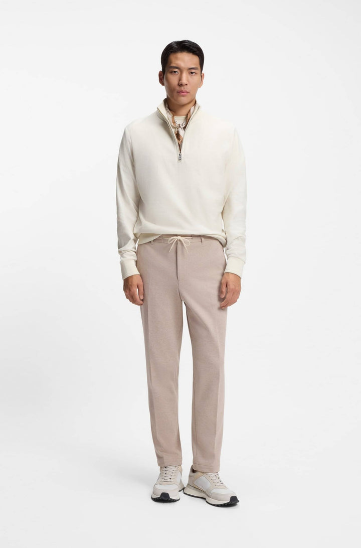 BOSS Trousers Tapered Fit - C-PERIN-RDS-261 50556798- Concorde Fashion#color_beige-252