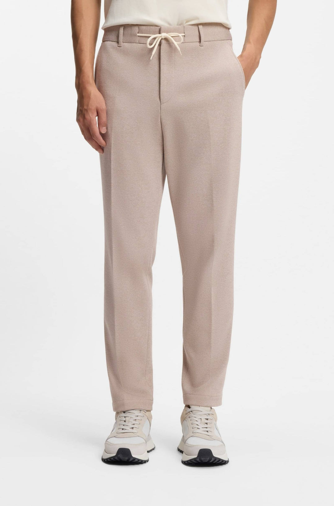 BOSS Trousers Tapered Fit - C-PERIN-RDS-261 50556798- Concorde Fashion#color_beige-252