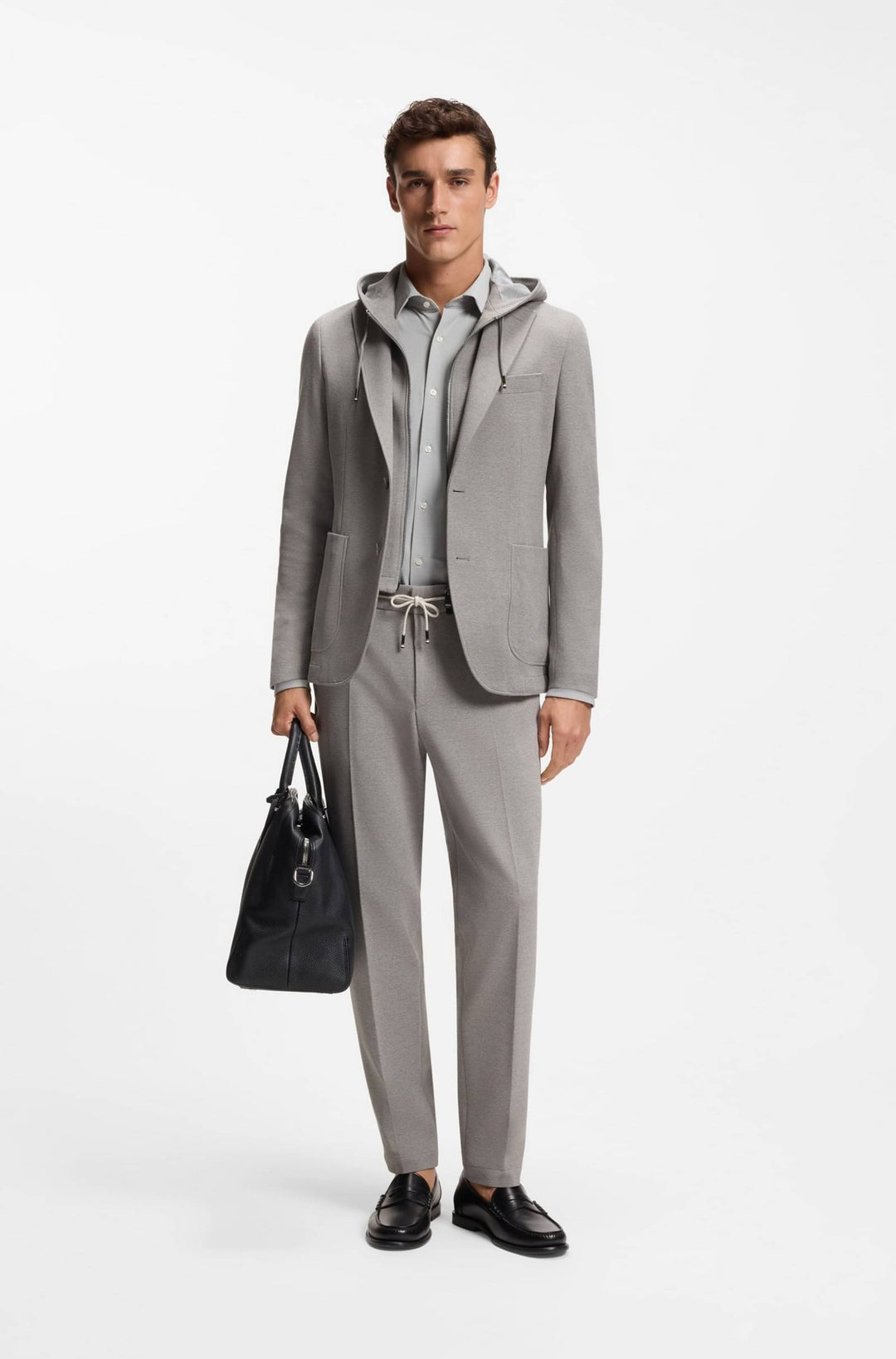 BOSS Trousers Tapered Fit - C-PERIN-RDS-261 50556798- Concorde Fashion#color_silver-041