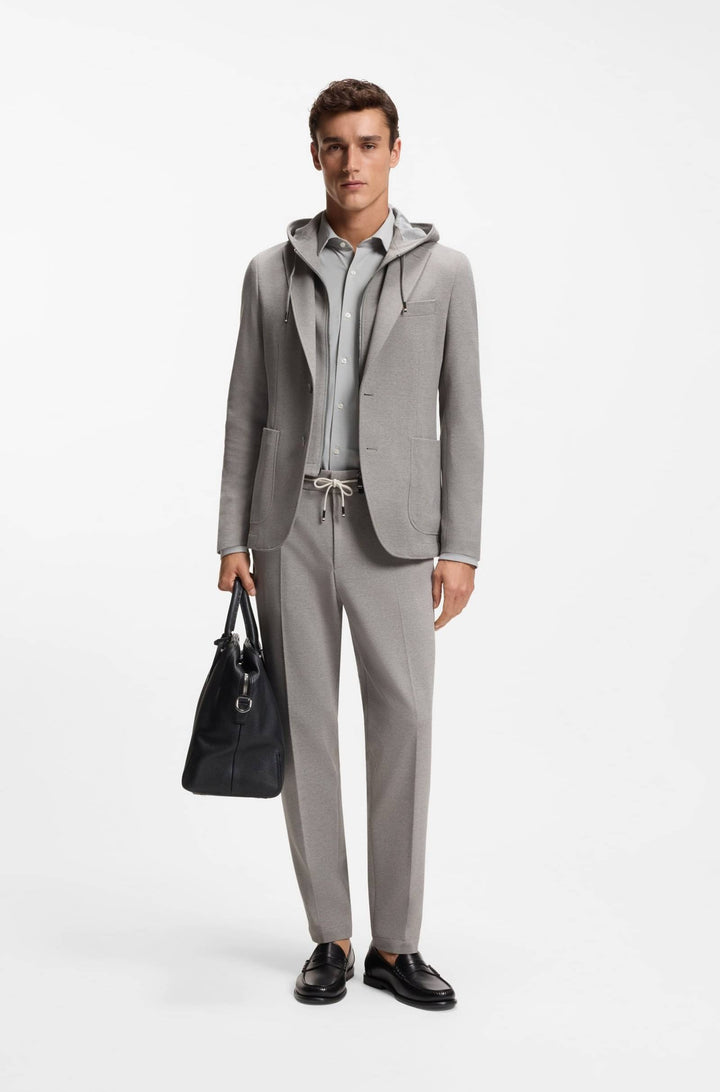 BOSS Trousers Tapered Fit - C-PERIN-RDS-261 50556798- Concorde Fashion#color_silver-041