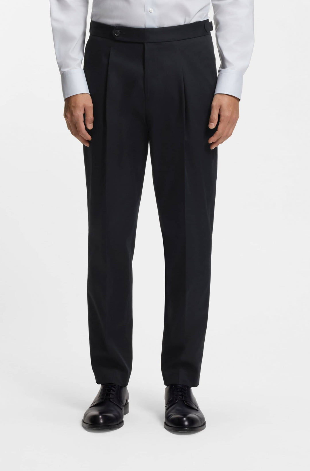 BOSS Trousers Tapered Fit - C-PERINO-PL-DTL-254 50556704- Concorde Fashion#color_navy-404