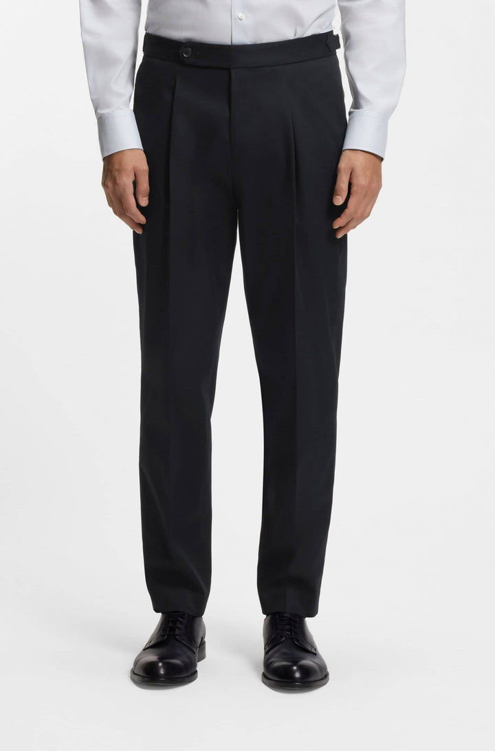 BOSS Trousers Tapered Fit - C-PERINO-PL-DTL-254 50556704- Concorde Fashion#color_navy-404