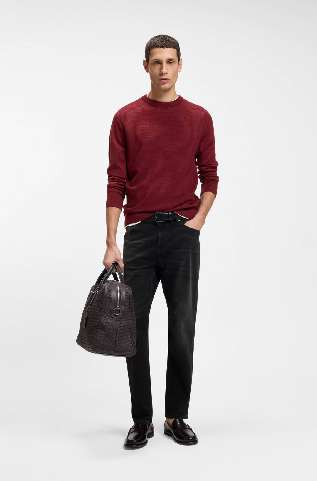 BOSS Jeans Regular Fit - H-RE.MAINE 50556509- Concorde Fashion#color_black-005