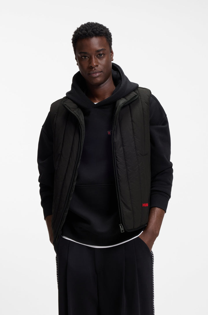 HUGO Vests Regular Fit - BRENO2611 50552653- Concorde Fashion#color_black-001