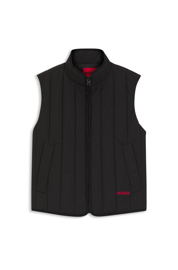 HUGO Vests Regular Fit - BRENO2611 50552653- Concorde Fashion#color_black-001