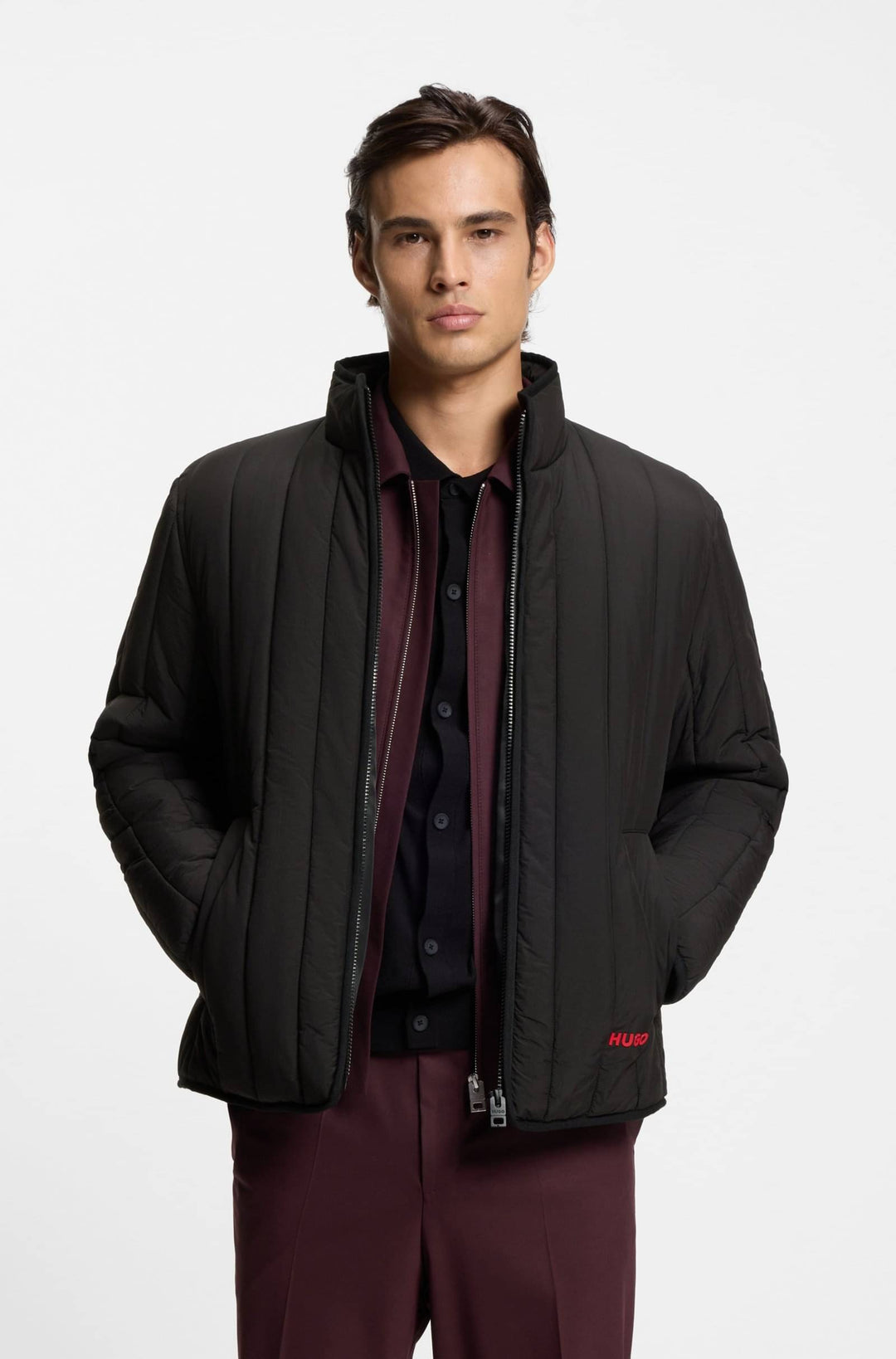 HUGO Casual Jackets Regular Fit - BRENOTO2611 50552654- Concorde Fashion#color_black-001