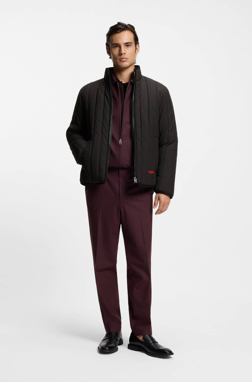 HUGO Casual Jackets Regular Fit - BRENOTO2611 50552654- Concorde Fashion#color_black-001