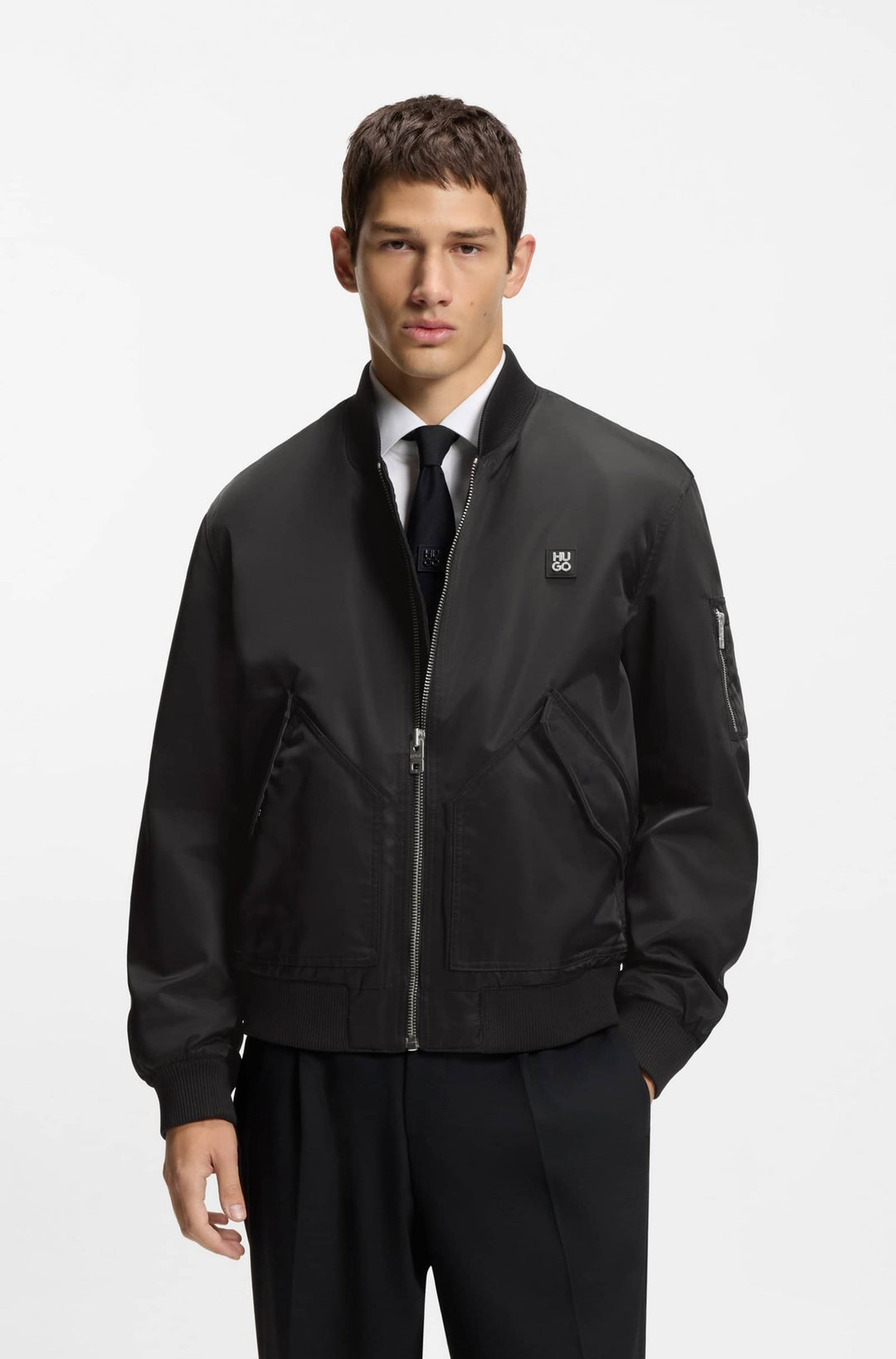 HUGO Casual Jackets Regular Fit - BADAM2611 50552650- Concorde Fashion#color_black-001