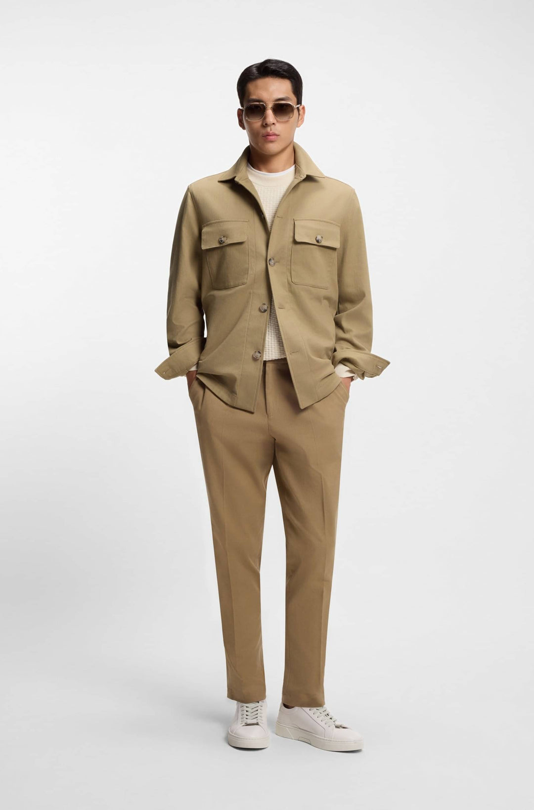 BOSS Blazers Relaxed Fit - C-CARPER-OS-253F 50556940- Concorde Fashion#color_beige-252