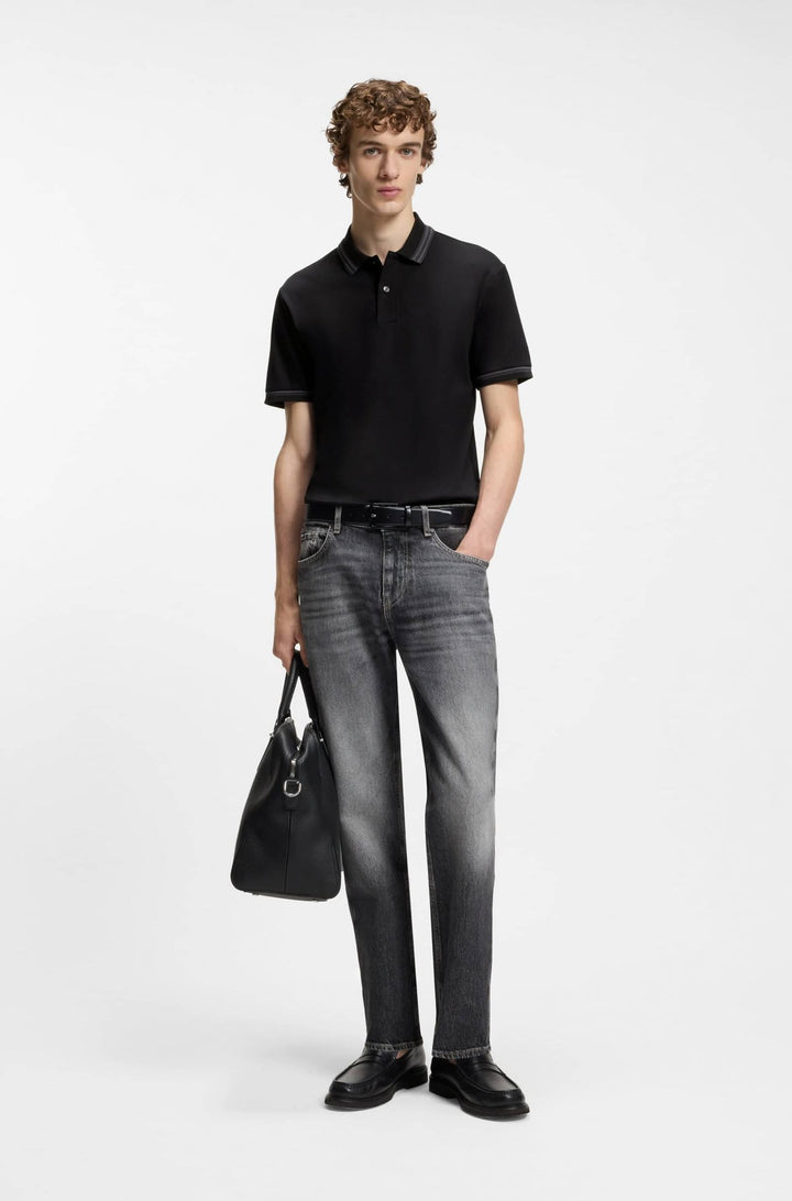 BOSS Polos  - H-PHILLIPSON 202 50554529- Concorde Fashion#color_black-001