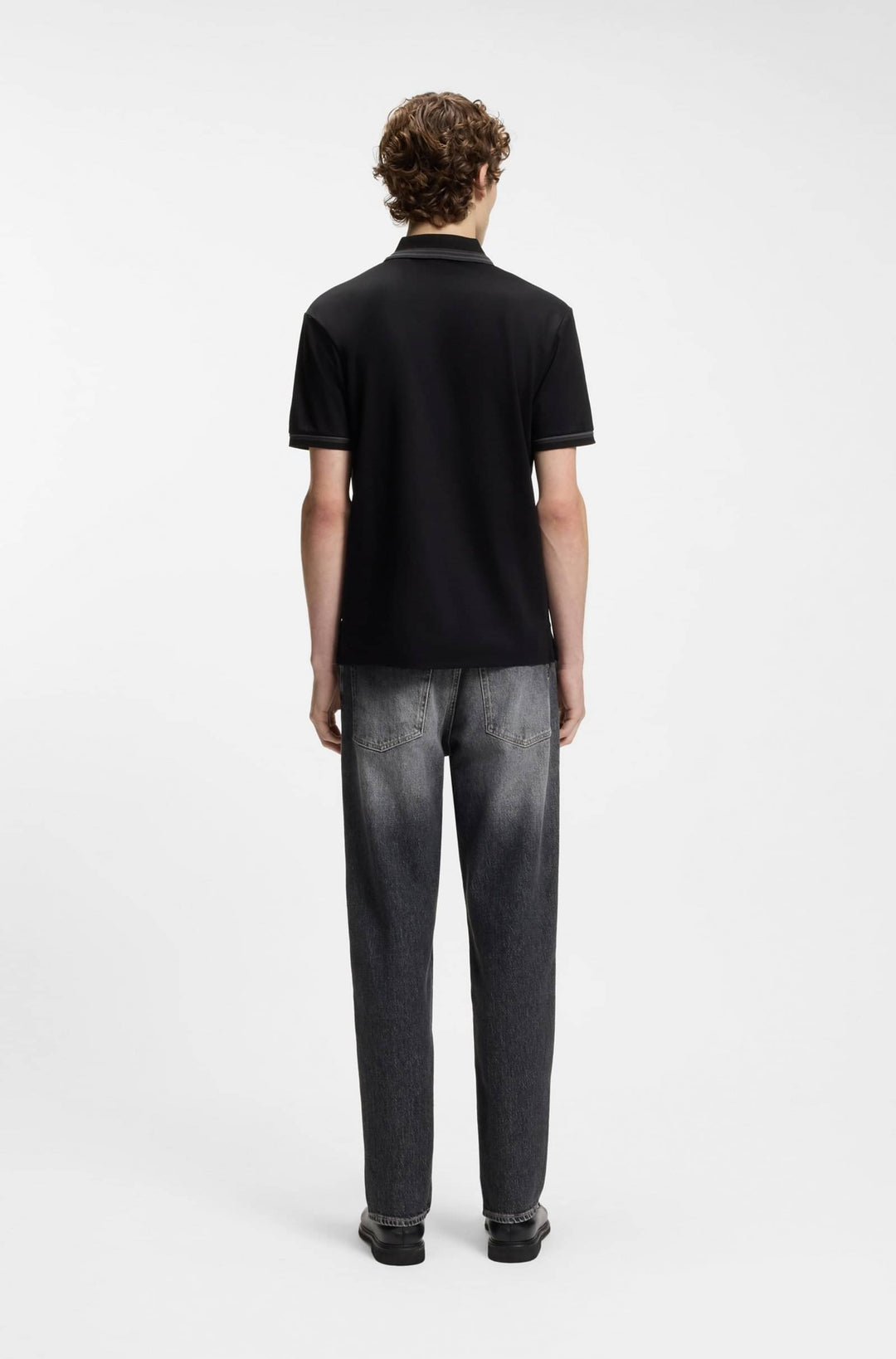 BOSS Polos  - H-PHILLIPSON 202 50554529- Concorde Fashion#color_black-001