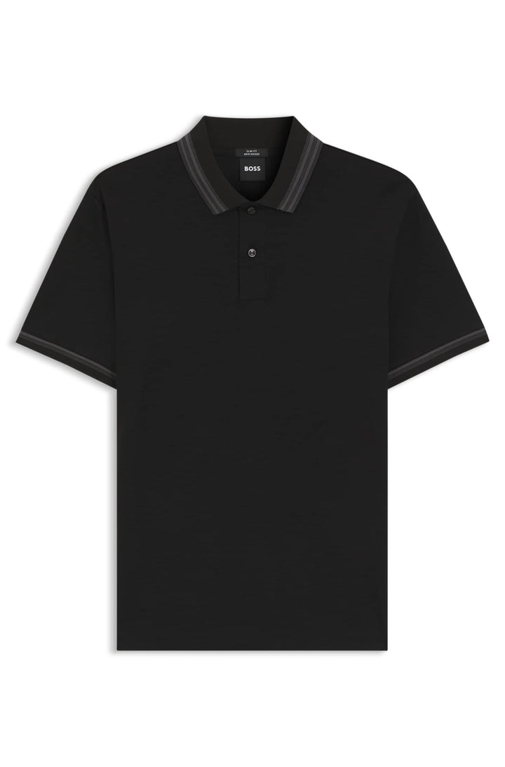 BOSS Polos  - H-PHILLIPSON 202 50554529- Concorde Fashion#color_black-001