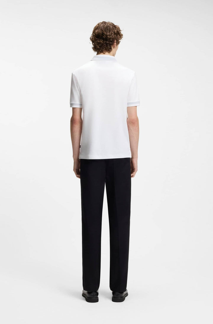 BOSS Polos  - H-PHILLIPSON 202 50554529- Concorde Fashion#color_white-100